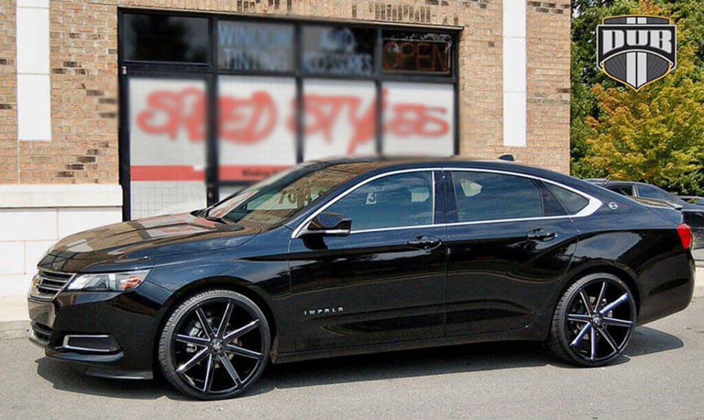 Dub Push S110 Gloss Black Chrome Accents Package