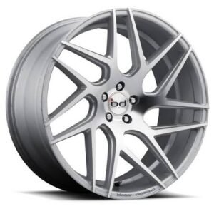Blaque Diamond BD-3 Brushed Silver Concave