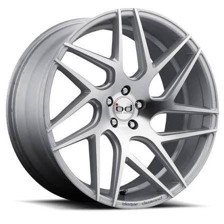 Blaque Diamond BD-3 Brushed Silver Concave